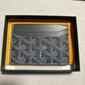 Goyard Black/Gray Card Holder